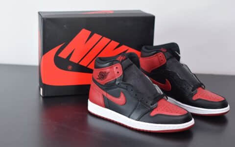 乔丹Air Jordan 1 High 85 Varsity Red高帮AJ1反转黑红禁穿纯原版本篮球鞋 货号：BQ4422-600