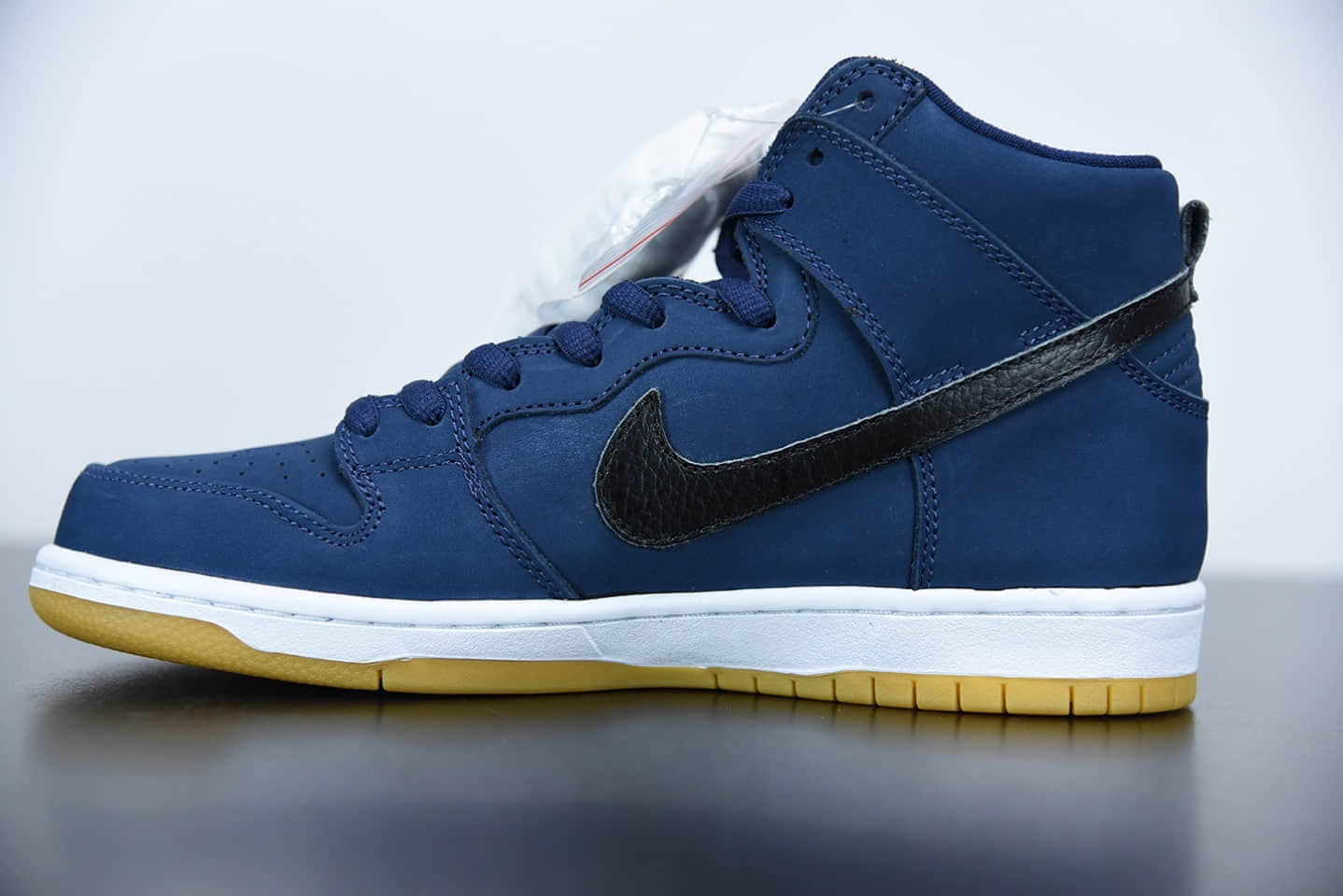 耐克Nike SB Dunk HighNavyBlack-Gum扣篮系列“暗夜蓝黑生胶”高帮休闲运动滑板板鞋纯原版本 货号：CI2692-401