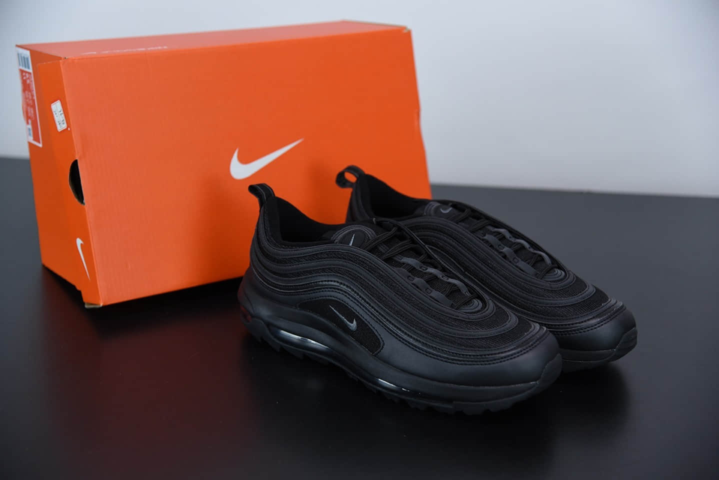 耐克Nike Golf Air Max 97G黑子弹头高尔夫球鞋纯原版本 货号：CI7538-101