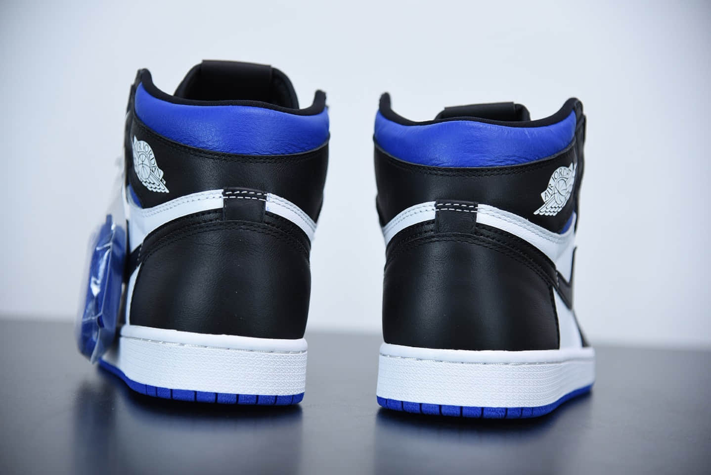 乔丹Air Jordan 1 Retro High OG White Royal王一博同款蓝黑脚趾板鞋纯原版本 货号：575441-041