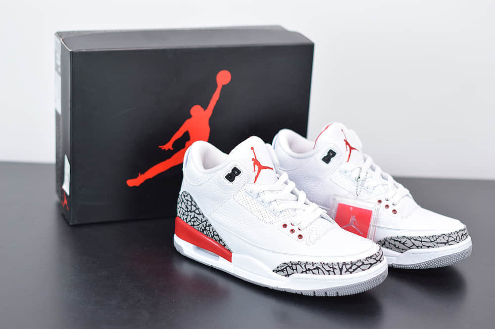 乔丹Air Jordan 3 Retro Hall of Fame爆裂纹飓风复古休闲运动文化篮球鞋纯原版本 货号：136064-116