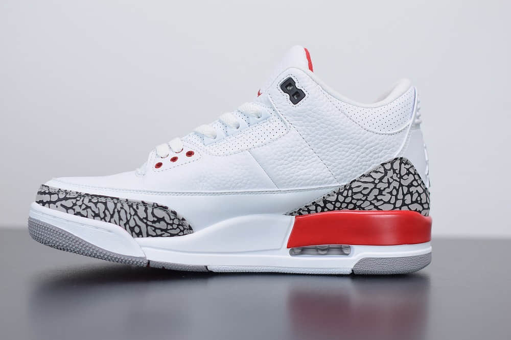 乔丹Air Jordan 3 Retro Hall of Fame爆裂纹飓风复古休闲运动文化篮球鞋纯原版本 货号：136064-116