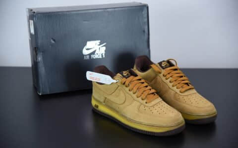 耐克Air Force 1 LoW Retro SP Wheat Mocha摩卡小麦空军一号低帮休闲板鞋纯原版本  货号：DC7504-700