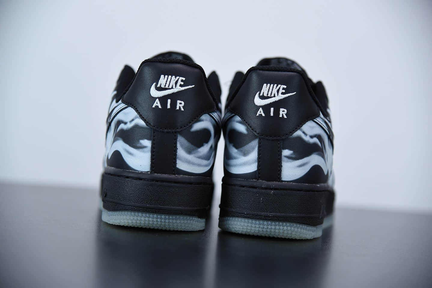 耐克Nike Air Force 1 Skeleton 骨骼万圣节骨头低帮板鞋纯原版本 货号：BQ7541 001