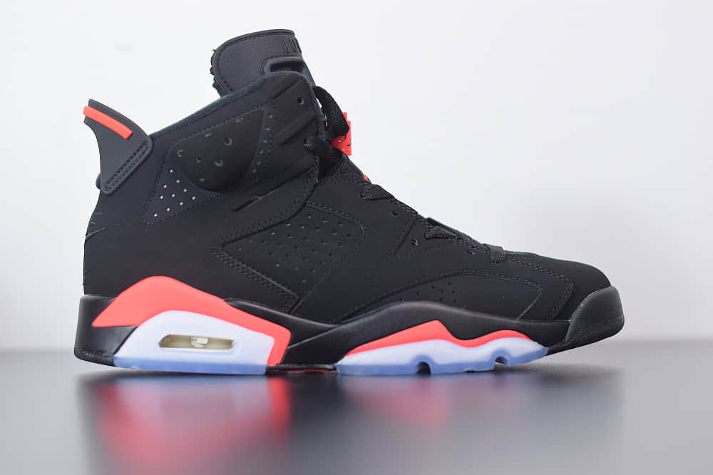 乔丹Air jordan 6 retro infrared 2019 release黑红外线复古休闲文化篮球鞋纯原版本 货号：384664-060