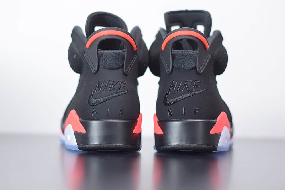 乔丹Air jordan 6 retro infrared 2019 release黑红外线复古休闲文化篮球鞋纯原版本 货号：384664-060