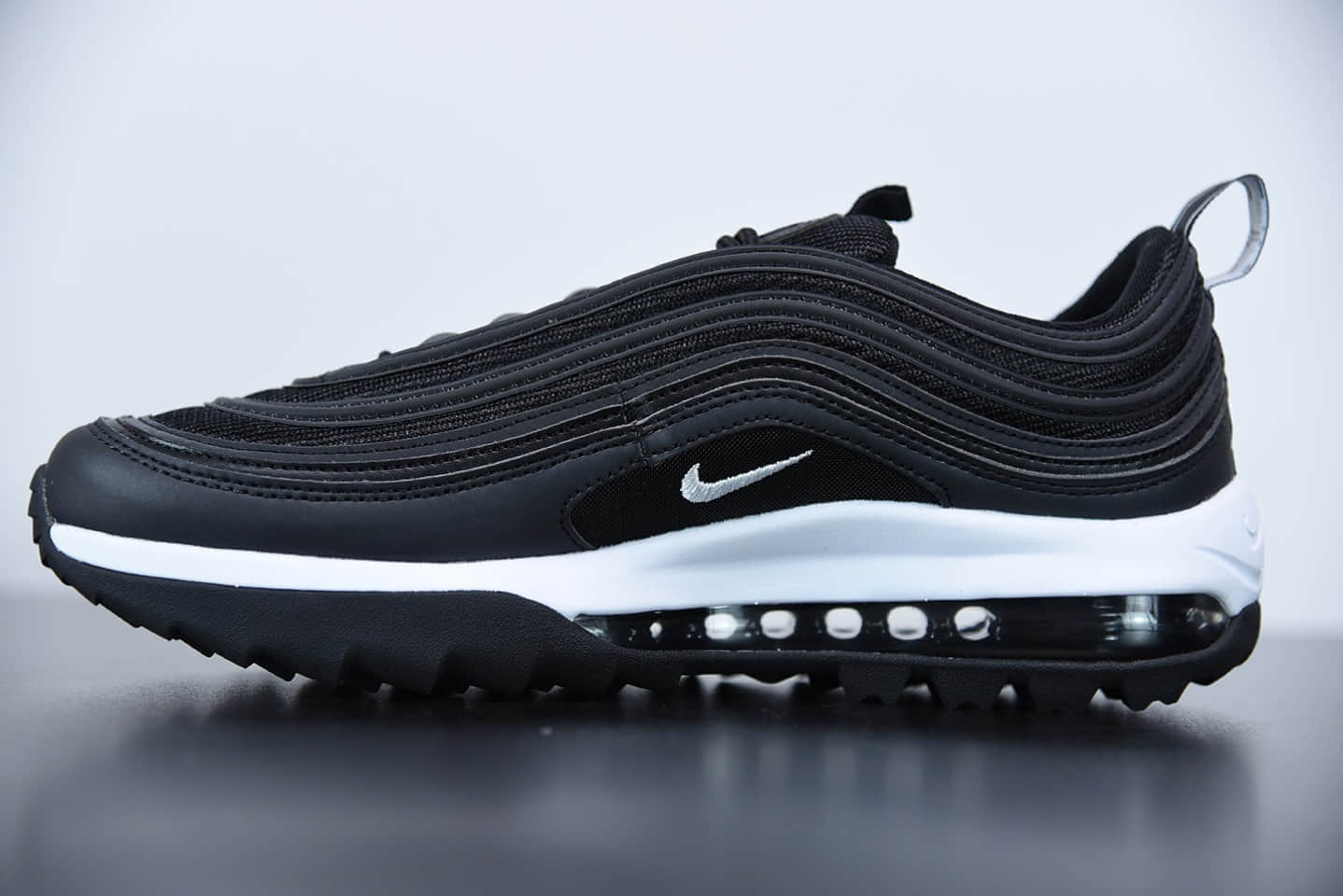 耐克Nike Wmns Air Max 97 Golf倒刺加厚大底复古气垫百搭休闲运动慢跑鞋纯原版本 货号：CI7538-002