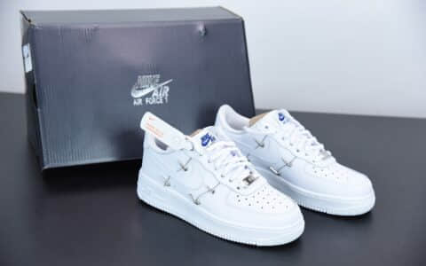 耐克Nike Air Force 1'07 Low All White 空军一号“联名小银勾”低帮休闲板鞋纯原版本货号：CT1990-100