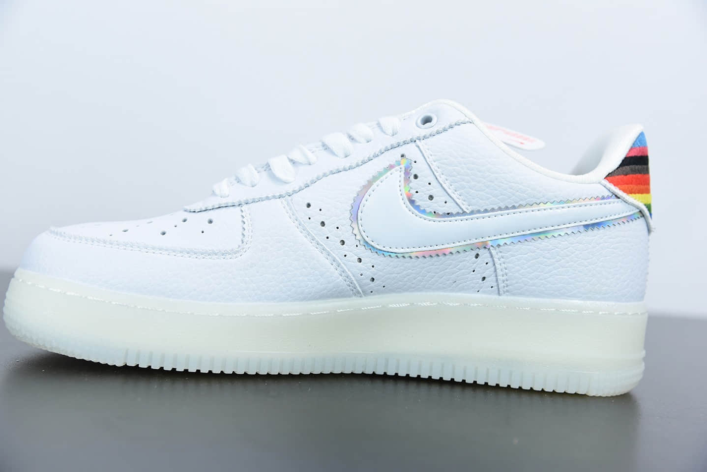 耐克Nike Air Force 1 Betrue彩虹空军一号低帮休闲运动板鞋纯原版本 货号：CV0258-100