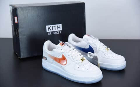 耐克Nike Air Force 1 Low“What The NYC”空军一号白蓝橙低帮板鞋纯原版本 货号：CZ7928-100