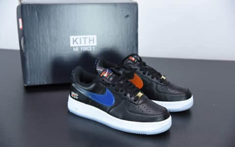 耐克NikeAir Force 1 Low “ What The NYC” 纽约限定黑蓝低帮板鞋纯原版本 货号：CZ7928-001