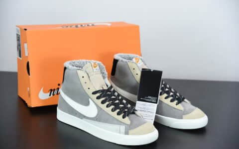 耐克Nike Blazer Mid '1977 Vintage加绒款开拓者时尚休运动板鞋纯原版本 货号：DC5269-033