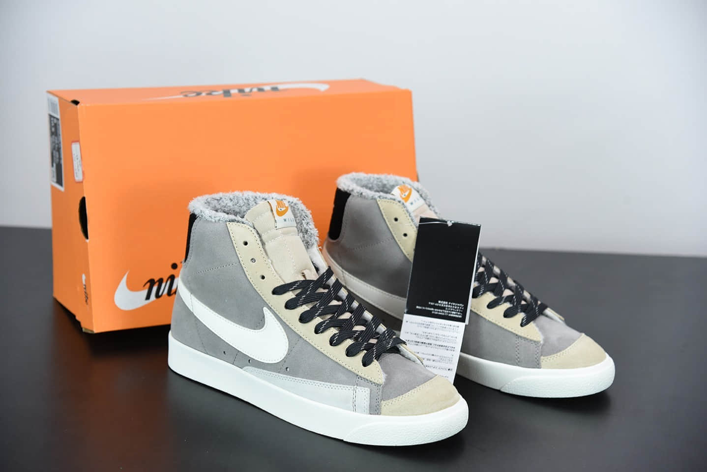 耐克Nike Blazer Mid '1977 Vintage加绒款开拓者时尚休运动板鞋纯原版本 货号：DC5269-033