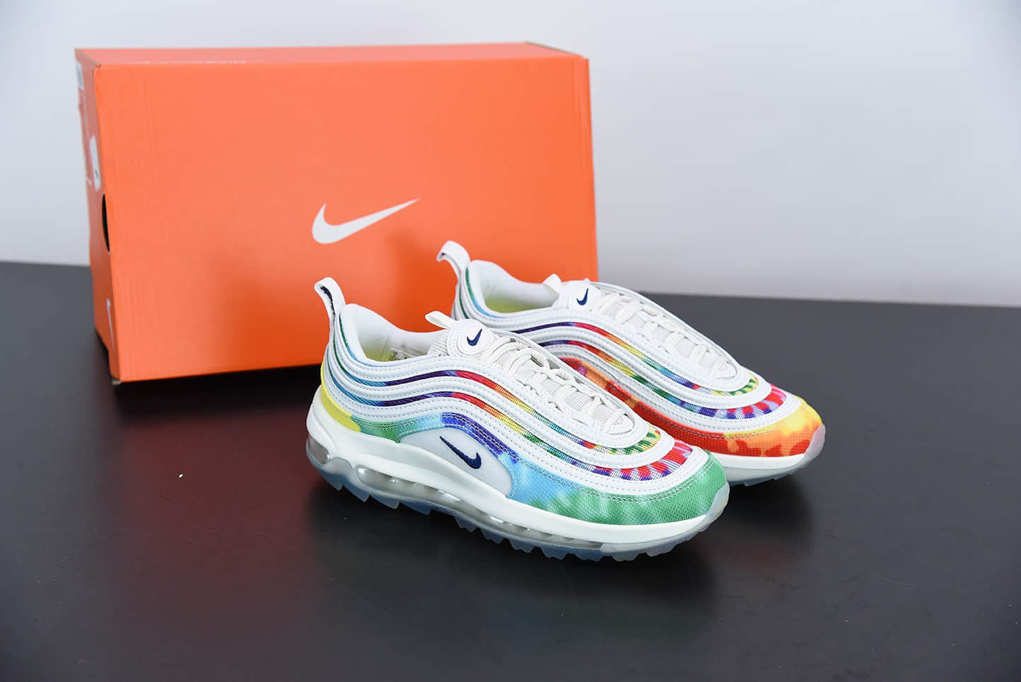 耐克NIKE AIR MAX 97 GNR P高尔夫扎染子弹复古全掌气垫休闲运动鞋纯原版本 货号：CK1219-100