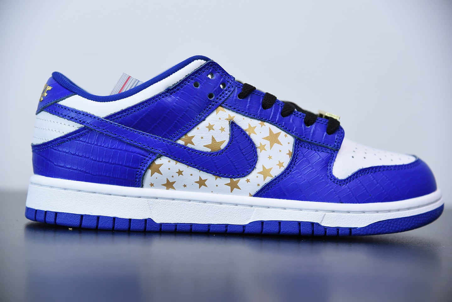 耐克Supreme x Nike SB Dunk Low Stars Royal Blue蓝色星星联名扣篮系列低帮休闲运动滑板板鞋纯原版本 货号：DH3228-100