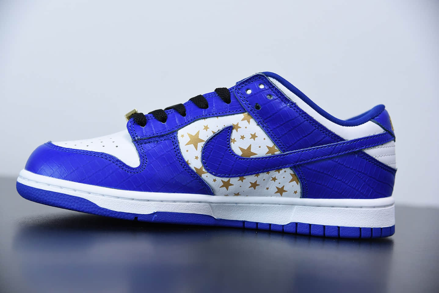 耐克Supreme x Nike SB Dunk Low Stars Royal Blue蓝色星星联名扣篮系列低帮休闲运动滑板板鞋纯原版本 货号：DH3228-100