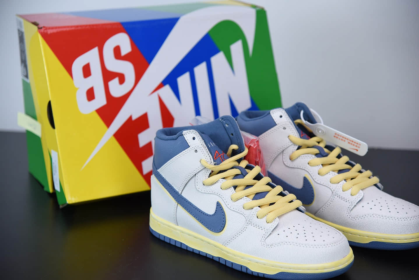 耐克tlas x Nike Dunk SB High“Lost at Sea”迷失海洋阿特拉斯联名扣篮系列复古高帮休闲运动滑板板鞋纯原版本 货号：CZ3334-100