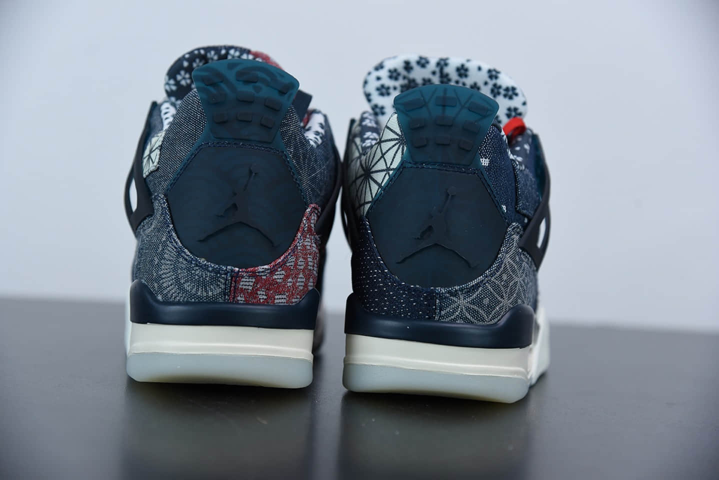 乔丹Air Jordan 4 Retro SE “Sashiko” 刺子绣蓝白牛仔男子文化篮球鞋纯原版本 货号：CW0898-400