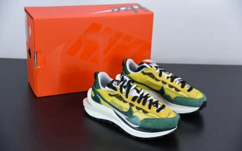 耐克Sacai X NIKe regasus vaporrly SP 华夫三代3.0走秀黄绿重磅联名款纯原版本 货号：CV1363-700