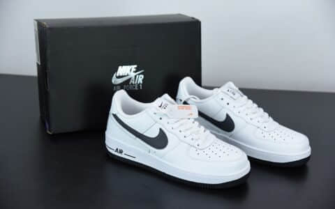 耐克Nike Air Force 1’07Summit White后跟线条几何涂鸦空军一号经典低帮百搭休闲运动板鞋纯原版本 货号：DD7113-100