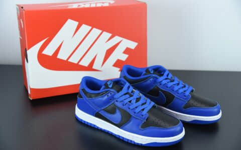 耐克Nike SB Dunk Low PRO QS扣篮系列低帮黑蓝休闲运动滑板板鞋纯原版本 货号：DD1391-001