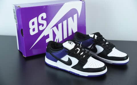 耐克Nike SB Dunk LowCourt Purple恶人紫扣篮系列低帮休闲运动滑板板鞋纯原版本 货号：BQ6817-500