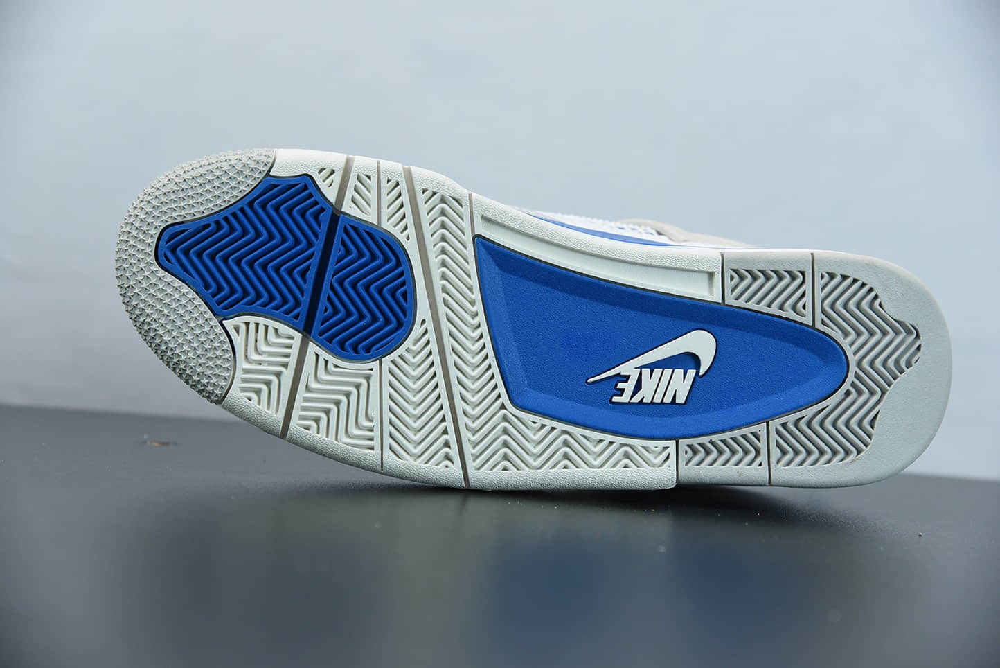 乔丹Air Jordan 4 OG “Military Blue” 白蓝休闲运动文化篮球鞋纯原版本 货号：308497-105