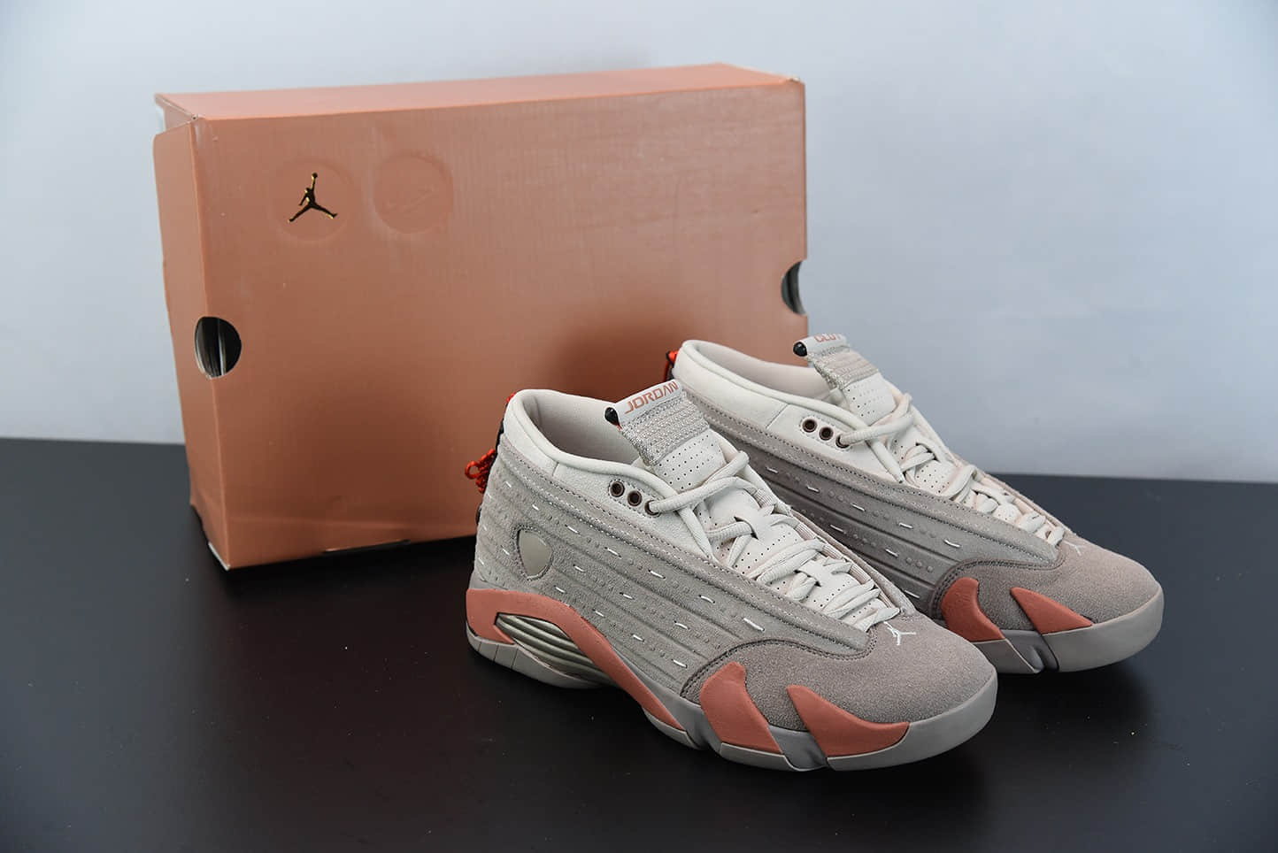 乔丹CLOT x Air Jordan 14 Low AJ14“中国结铜钱陈冠希兵马俑联名篮球鞋纯原版本 货号：DC9857-200