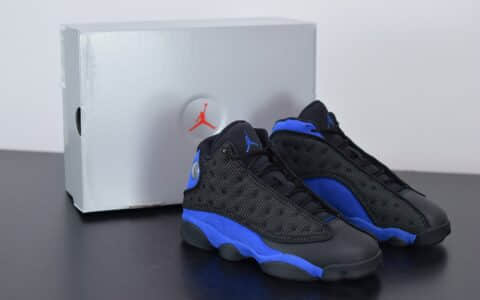 乔丹Air Jordan 13 XIIIHyper Royal皇家黑蓝复古中帮文化休闲运动篮球鞋纯原版本 货号：414571-040