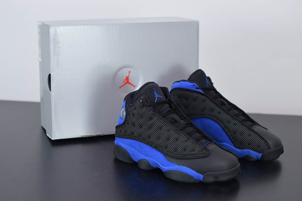 乔丹Air Jordan 13 XIIIHyper Royal皇家黑蓝复古中帮文化休闲运动篮球鞋纯原版本 货号：414571-040