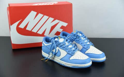 耐克Nike Dunk Low  Cost北卡蓝皇家蓝低帮运动休闲板鞋纯原版本 货号：DD1503-100