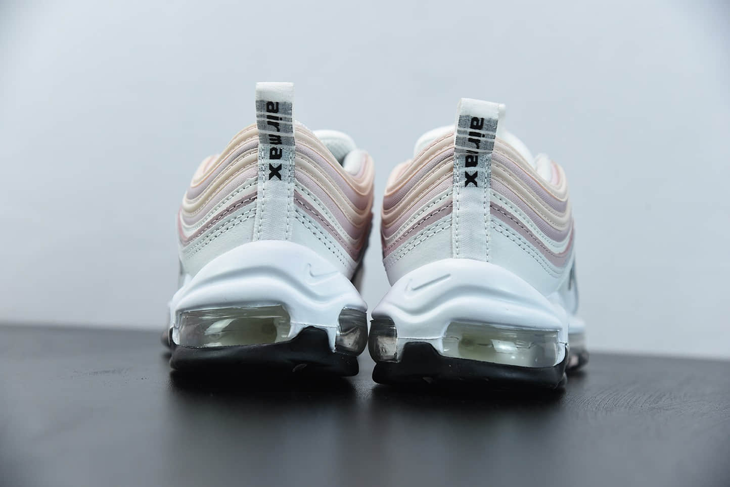 耐克Nike Air Max 97白粉配色子弹复古全掌气垫休闲运动鞋纯原版本 货号： DA9325-100