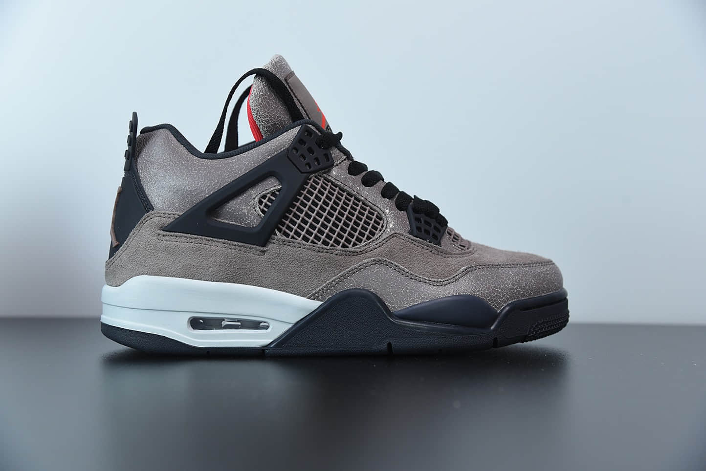 乔丹Air Jordan 4 RetroTaupe Haze麂皮摩卡黑棕小TS中帮复古休闲运动文化篮球鞋纯原版本 货号：DB0732-200