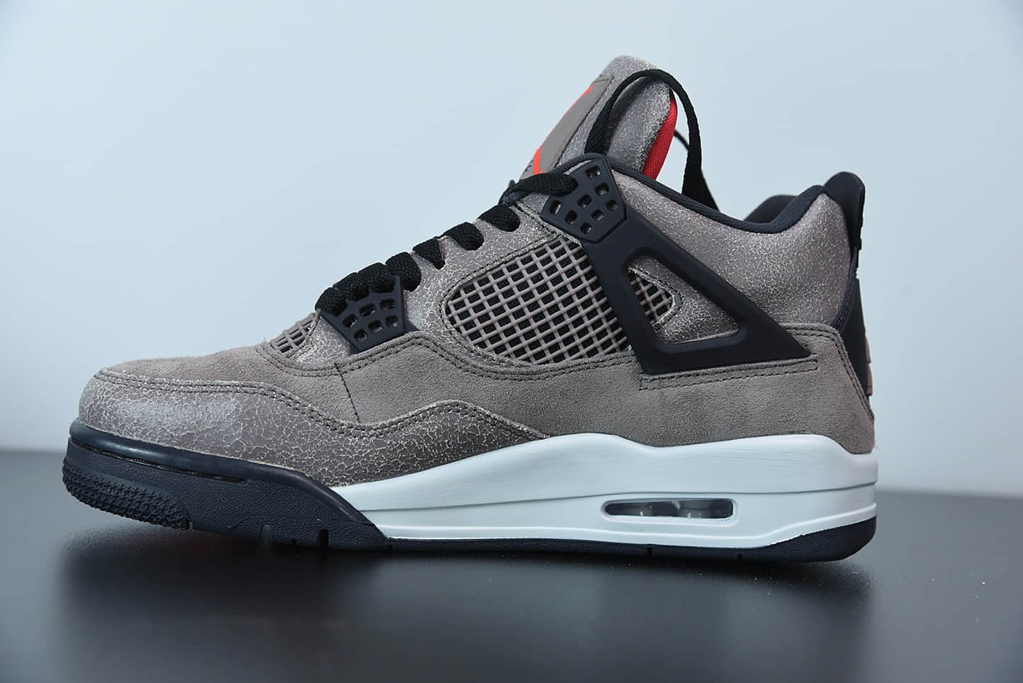 乔丹Air Jordan 4 RetroTaupe Haze麂皮摩卡黑棕小TS中帮复古休闲运动文化篮球鞋纯原版本 货号：DB0732-200