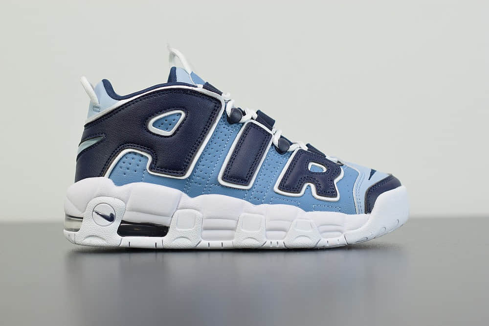 耐克Nike Air More Uptempo 96 QSDenim 皮蓬初代系列皮革牛仔丹宁三色经典高街百搭休闲运动文化篮球鞋纯原版本 货号：415082-404