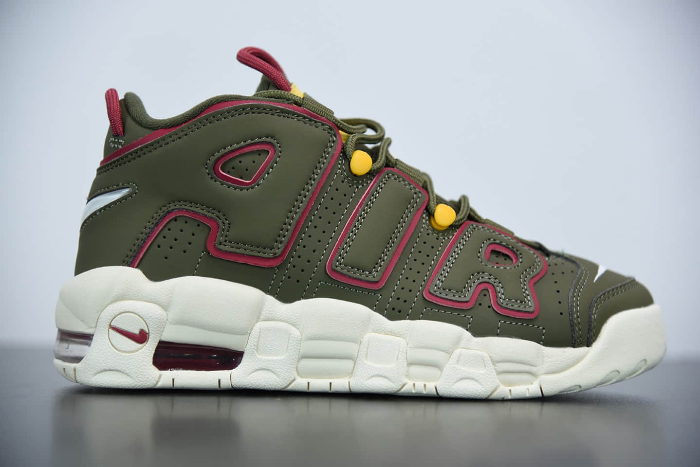 耐克Nike Air More Uptempo OG“大AIR”耐克皮蓬一代卡其色篮球鞋纯原版本 货号：DH0622-300