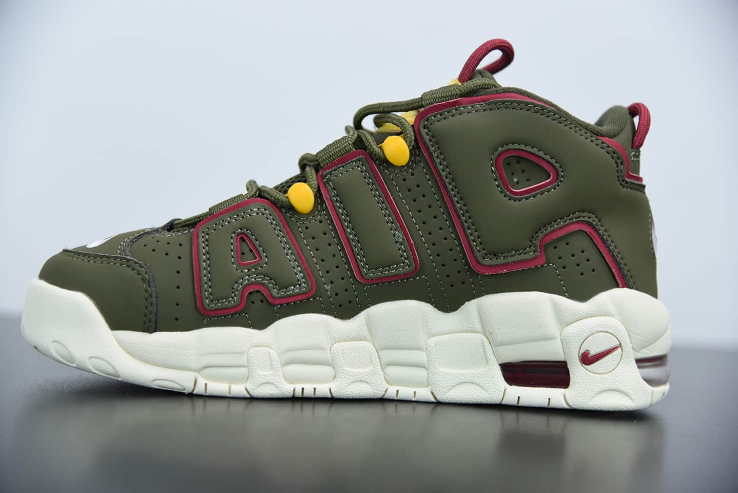 耐克Nike Air More Uptempo OG“大AIR”耐克皮蓬一代卡其色篮球鞋纯原版本 货号：DH0622-300