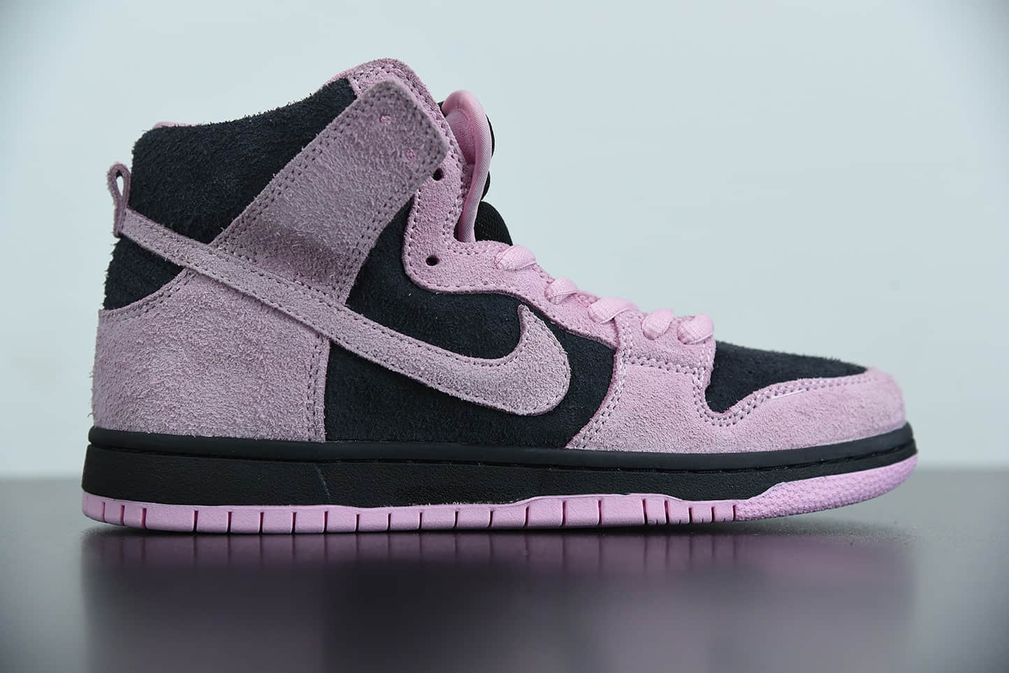 耐克Nike SB Dunk High “Invert Celtics”反转黑粉拼色扣篮系列高帮休闲运动滑板板鞋纯原版本 货号：CU7349-001