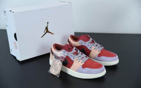 乔丹Air Jordan AJ1 Low 低帮红豆奶茶休闲文化鞋纯原版本 货号：DC0774-602