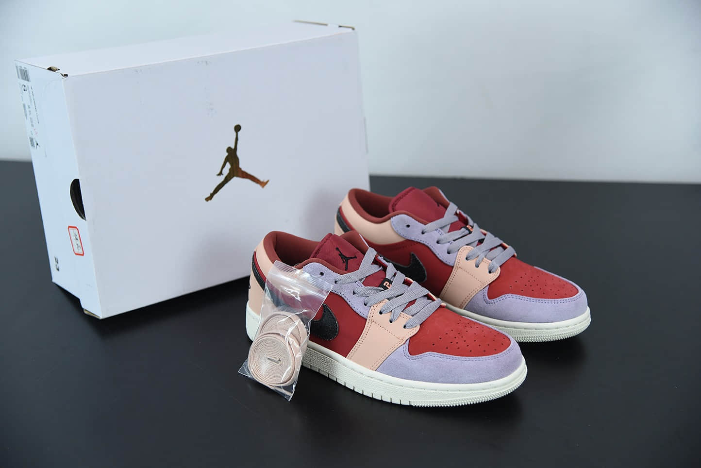 乔丹Air Jordan AJ1 Low 低帮红豆奶茶休闲文化鞋纯原版本 货号：DC0774-602