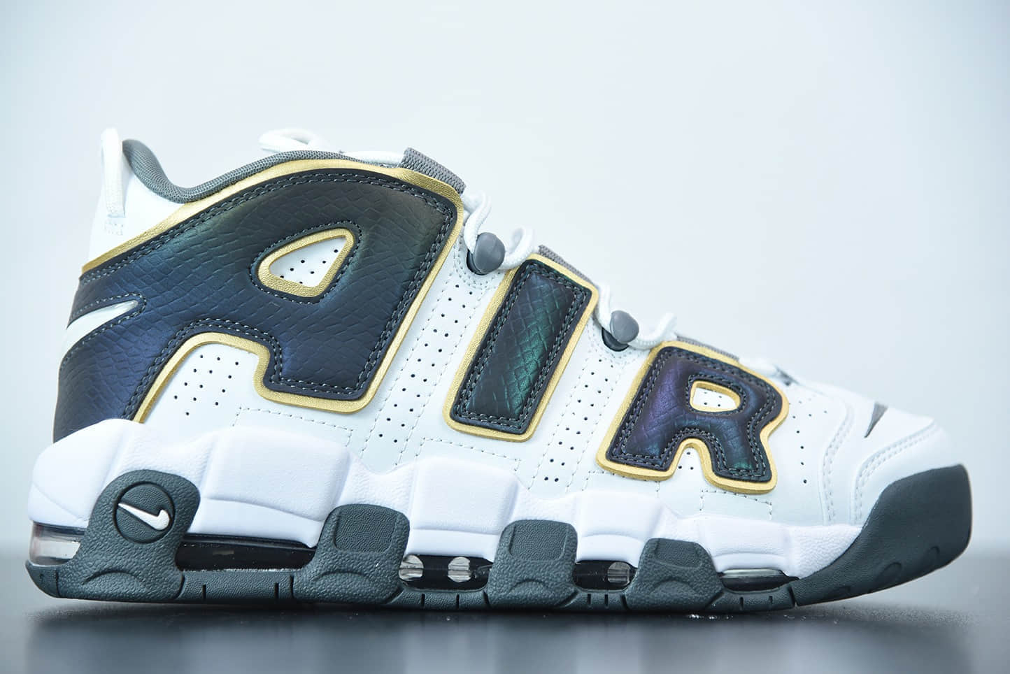 耐克Nike Air More Uptempo OG '96皮蓬系列“大AIR” 3M白灰绿篮球鞋纯原版本 货号：CQ4583-100