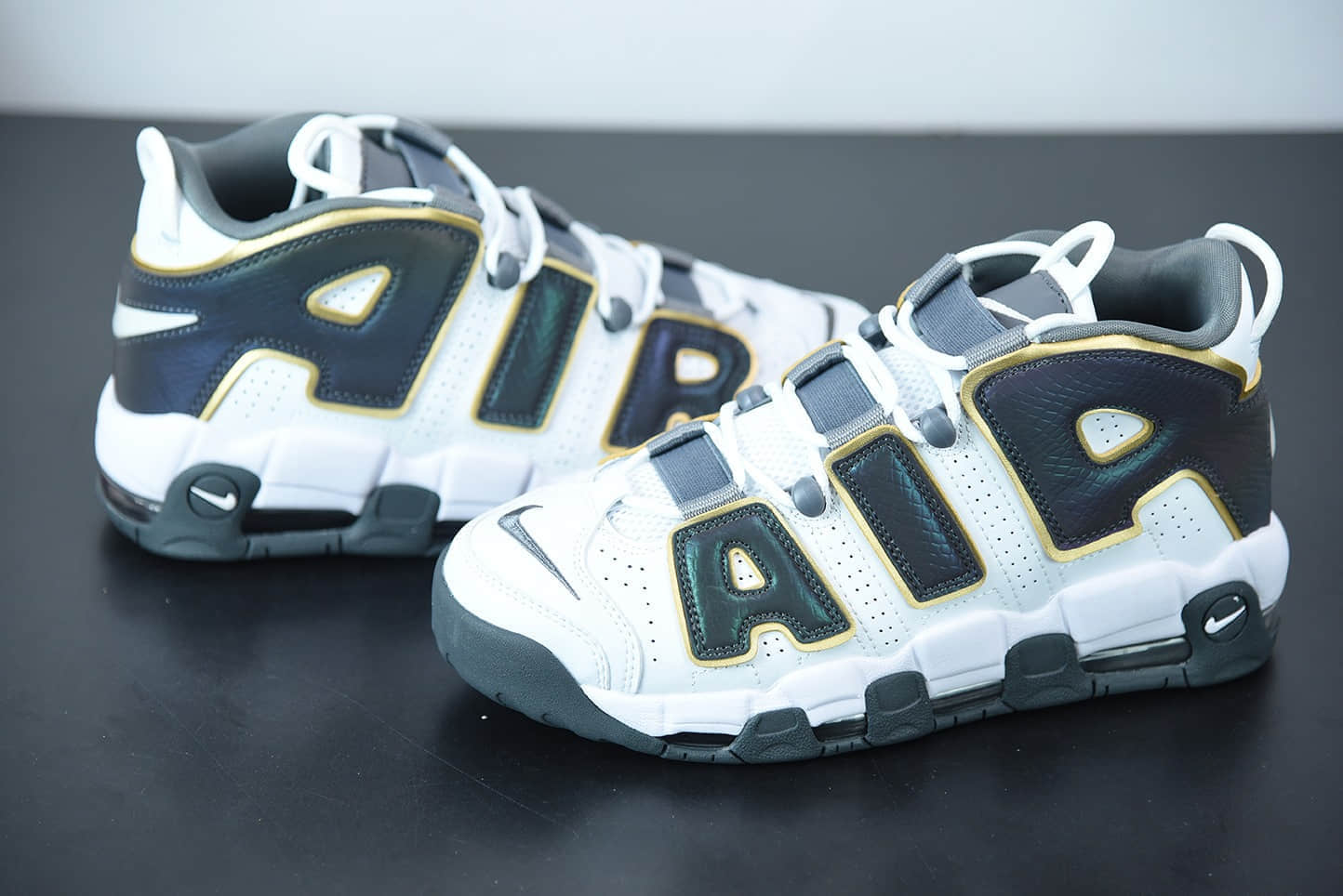 耐克Nike Air More Uptempo OG '96皮蓬系列“大AIR” 3M白灰绿篮球鞋纯原版本 货号：CQ4583-100