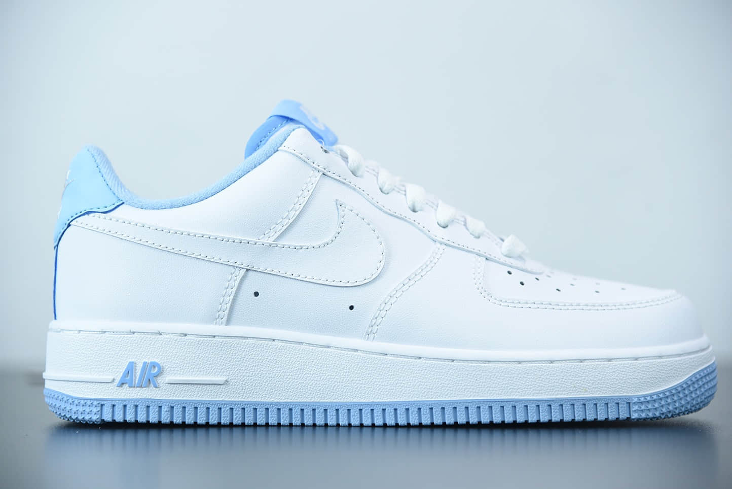 耐克 Nike Air Force 1 White Hydrogen Blue'(GS)白蓝空军一号经典低帮百搭休闲运动板鞋纯原版本 货号：CD6915-103