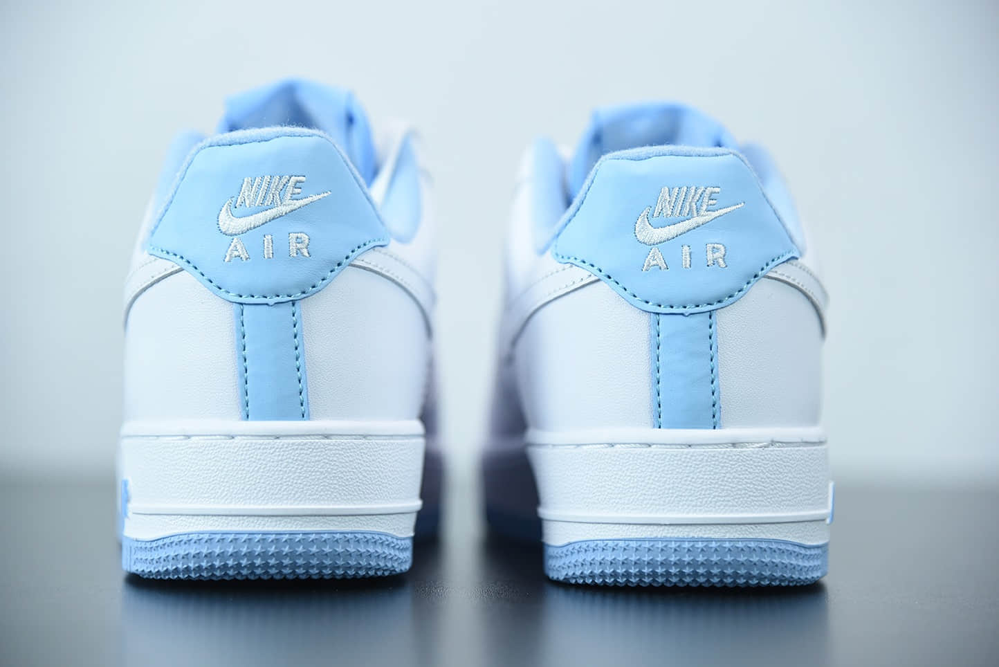 耐克 Nike Air Force 1 White Hydrogen Blue'(GS)白蓝空军一号经典低帮百搭休闲运动板鞋纯原版本 货号：CD6915-103