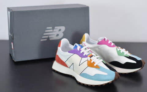 新百伦New Balance MS327系列骄傲月限定彩虹拼接复古休闲运动慢跑鞋纯原版本 货号：MS327PRD