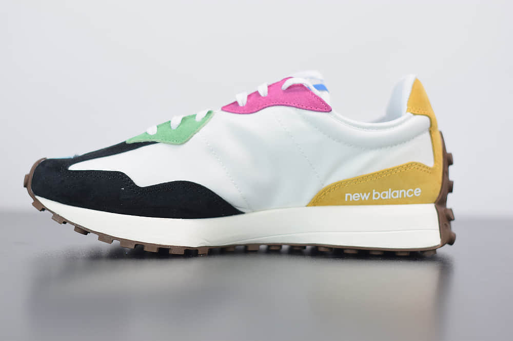 新百伦New Balance MS327系列骄傲月限定彩虹拼接复古休闲运动慢跑鞋纯原版本 货号：MS327PRD