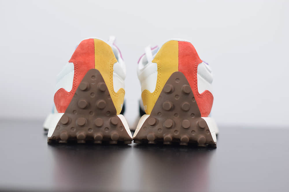新百伦New Balance MS327系列骄傲月限定彩虹拼接复古休闲运动慢跑鞋纯原版本 货号：MS327PRD