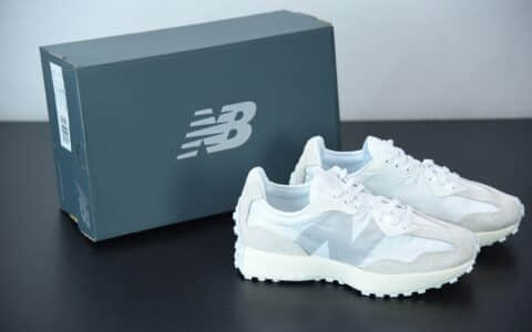 新百伦New Balance MS327系列白灰色复古休闲运动慢跑鞋纯原版本 货号：WS327SFD