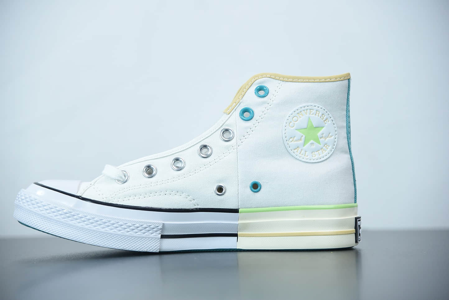 匡威Converse Chuck 1970s 鸳鸯新配色马卡龙拼接高帮帆布鞋纯原版本 货号：171179C