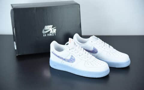 耐克Nike Air Force 1 “Hydrogen Blue' 氢蓝配色空军一号低帮板鞋纯原版本 货号：CZ0377-100